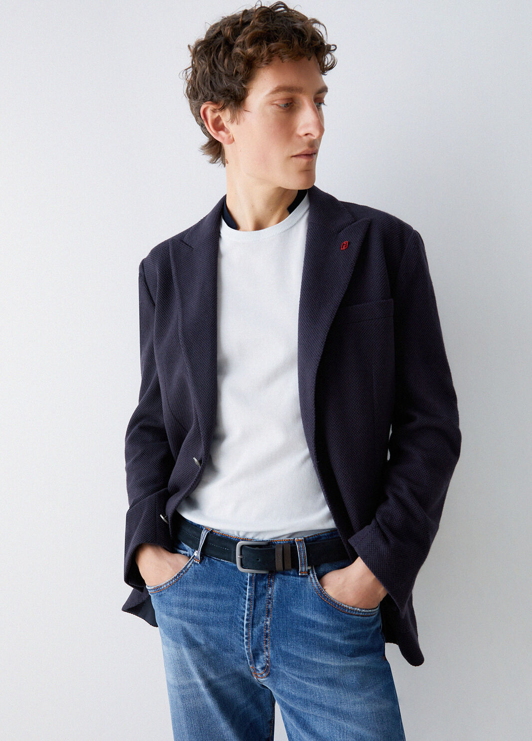 Suede belt dark blue Liu Jo - large image number 0