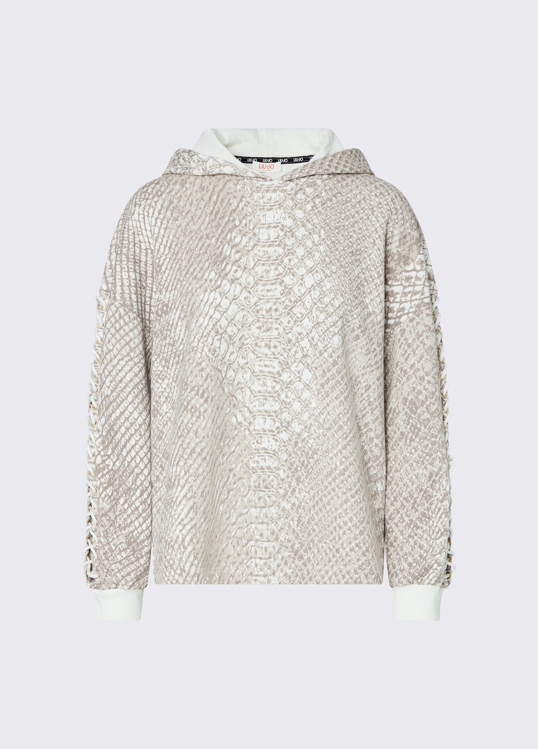 Sweatshirt with animal print white Liu Jo - large image number 6