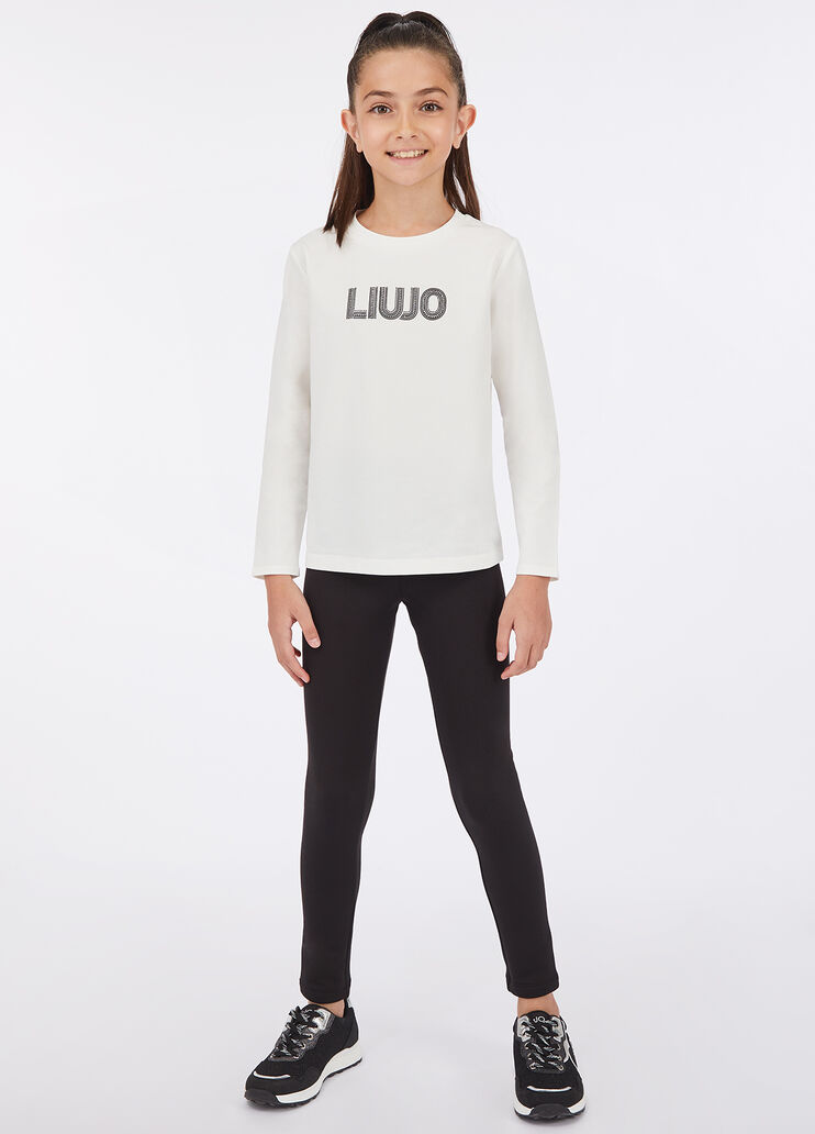 Pantalon en jersey noir Liu Jo - medium Pantalon en jersey noir Liu Jo - medium