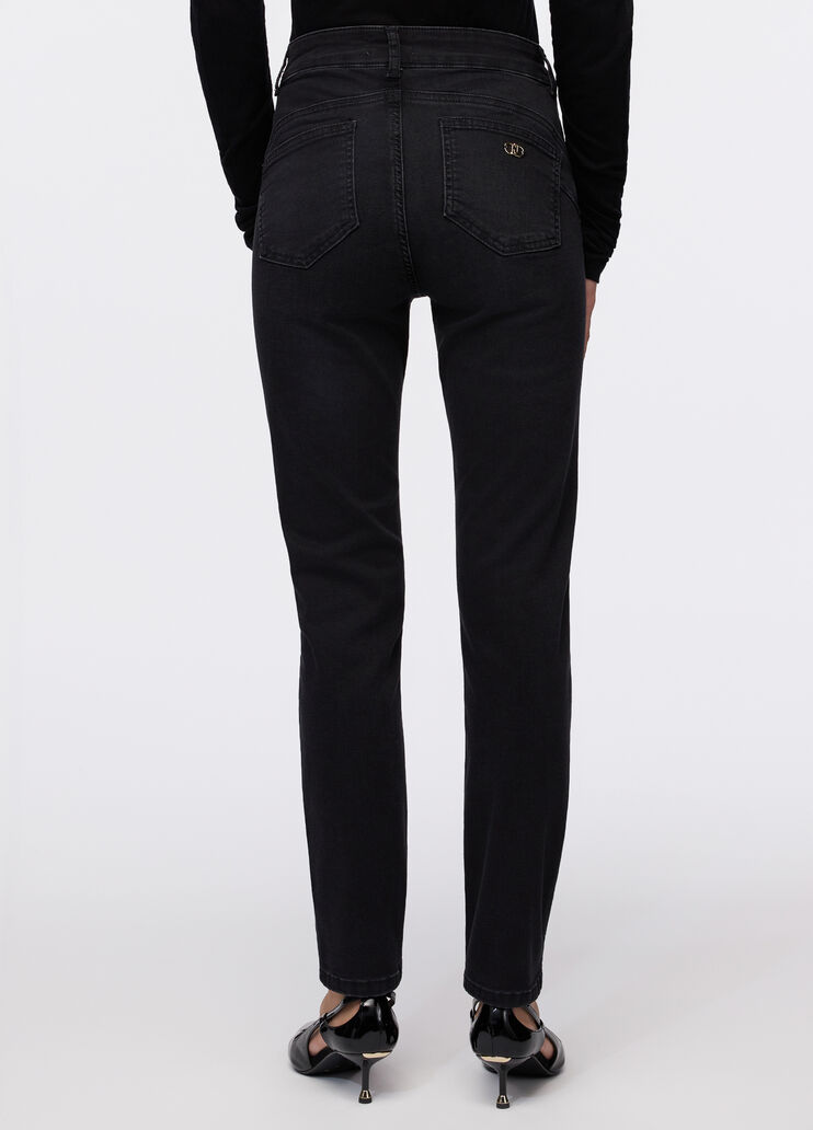 Jean skinny à taille haute noir Liu Jo - large image number 1