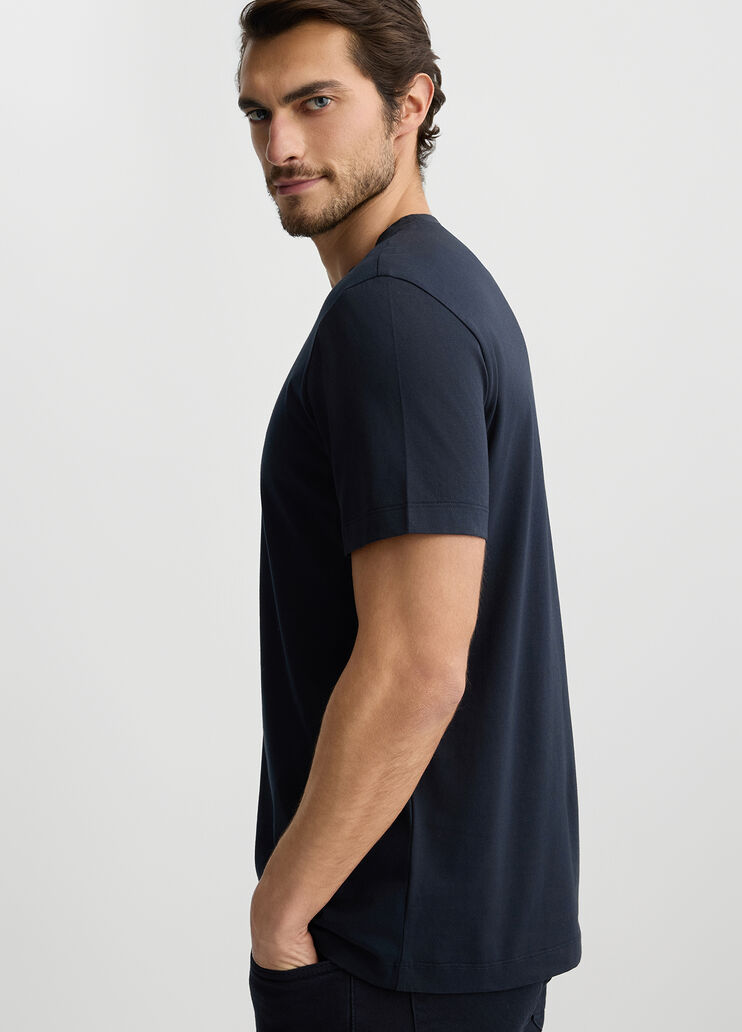 Blue T-shirt with logo dark blue Liu Jo - large image number 3 Blue T-shirt with logo dark blue Liu Jo - large image number 3