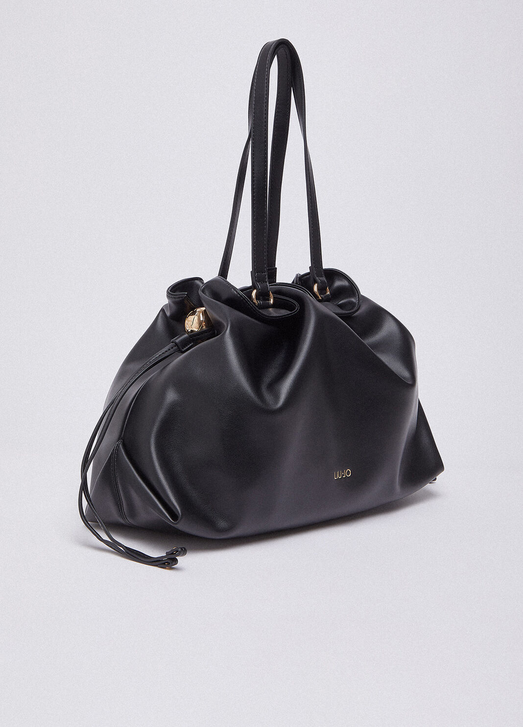 Sac port&eacute; &eacute;paule Riccy grand noir Liu Jo - large image number 2