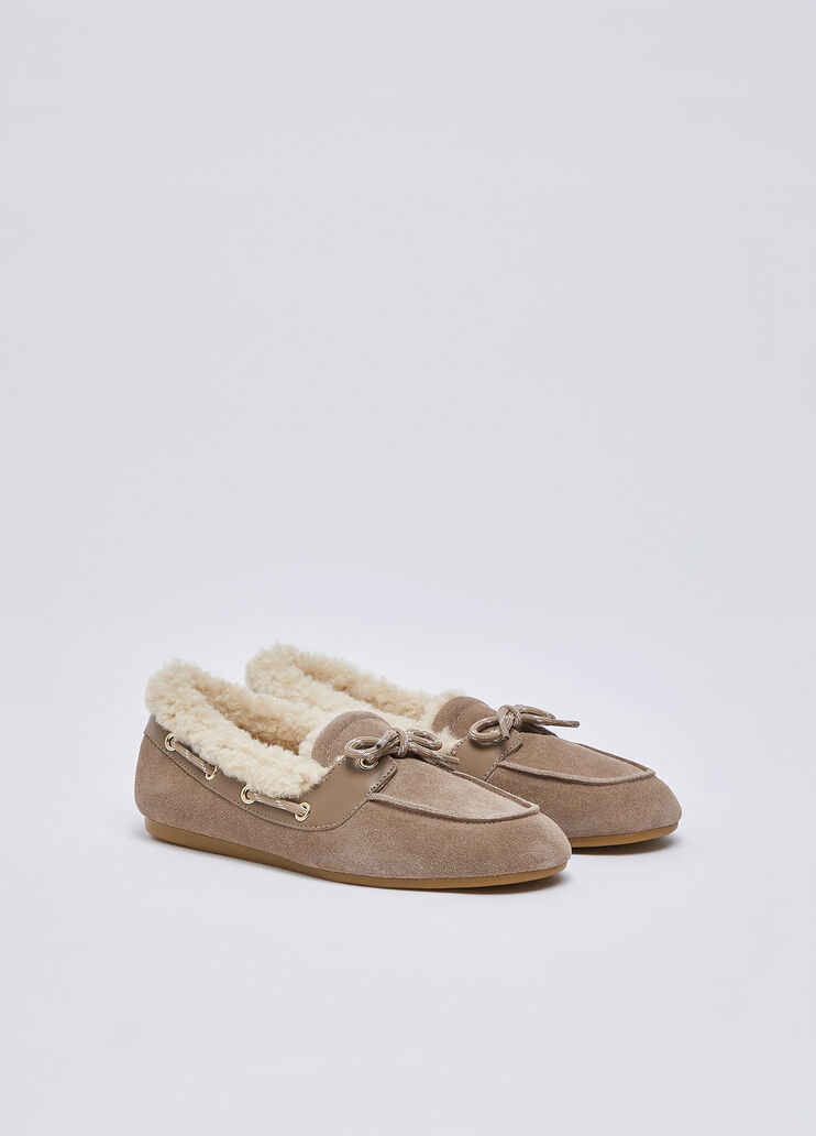 Mokassins warm aus Veloursleder Havanna Liu Jo - medium