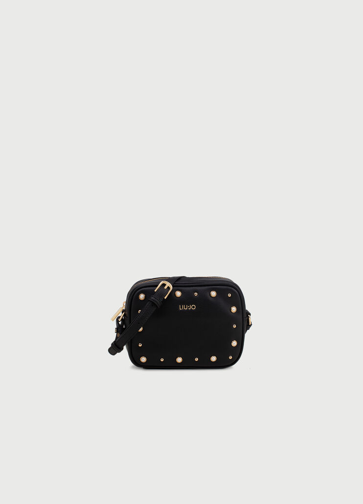 Crossbody bag with pearls Black Liu Jo - large image number 0 Crossbody bag with pearls Black Liu Jo - large image number 0