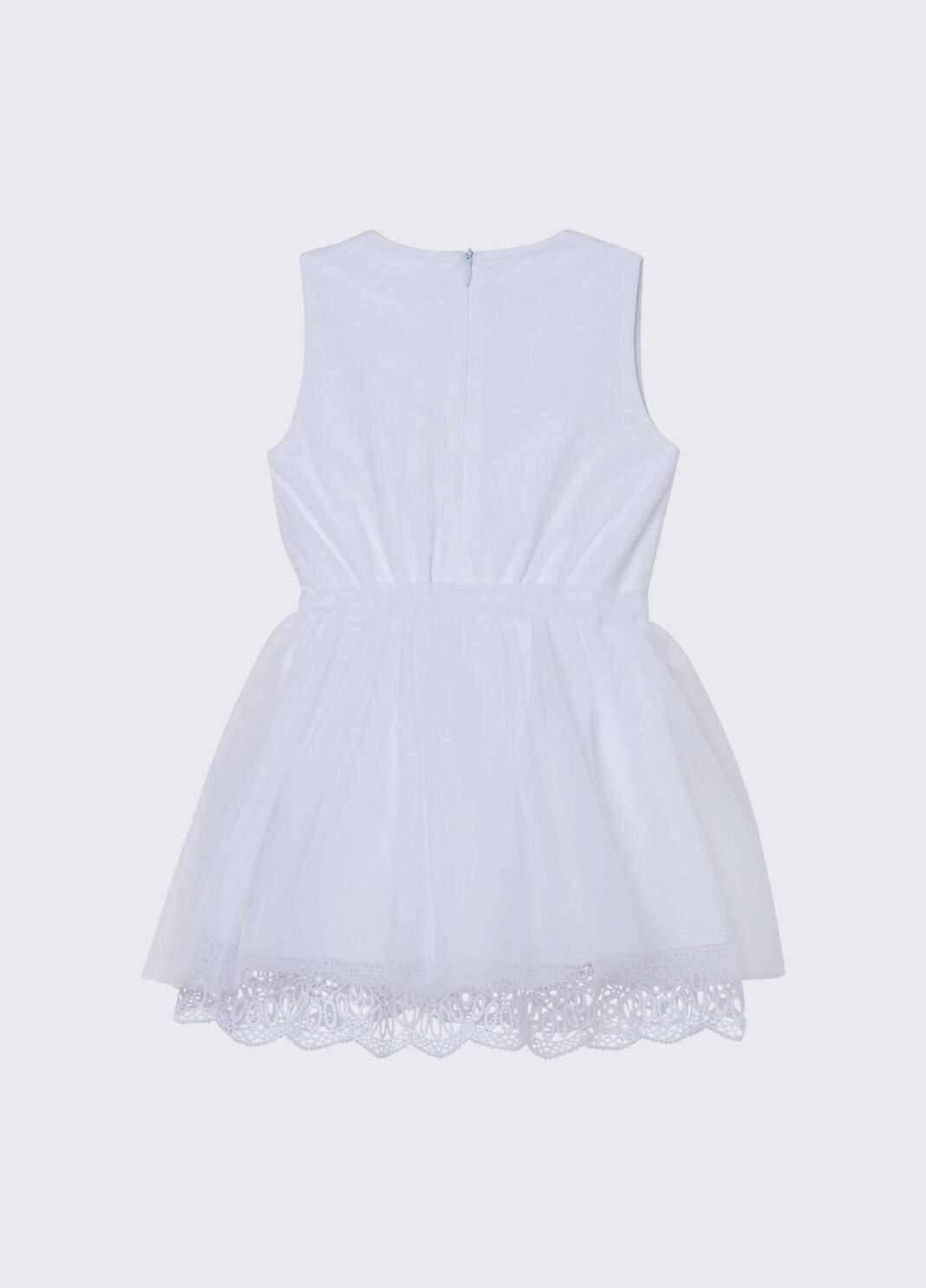Robe courte en tulle blanc Liu Jo - large image number 1
