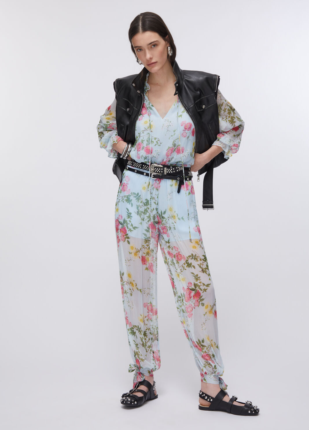 Floral blouse floral light blue Liu Jo - large image number 5