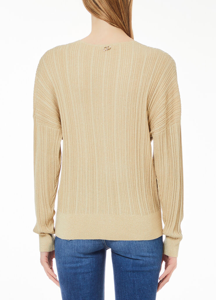 Lurex®-Pullover beige Liu Jo - medium Lurex®-Pullover beige Liu Jo - medium