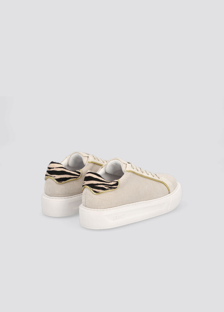 Sneakers with zebra detail leather/gold colour Liu Jo - large image number 2 Sneakers with zebra detail leather/gold colour Liu Jo - large image number 2