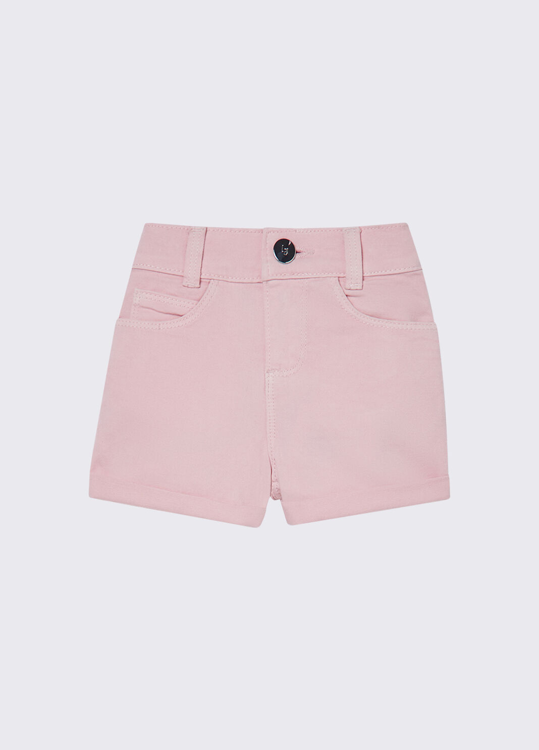 Short cotton drill trousers pink Liu Jo - large image number 0