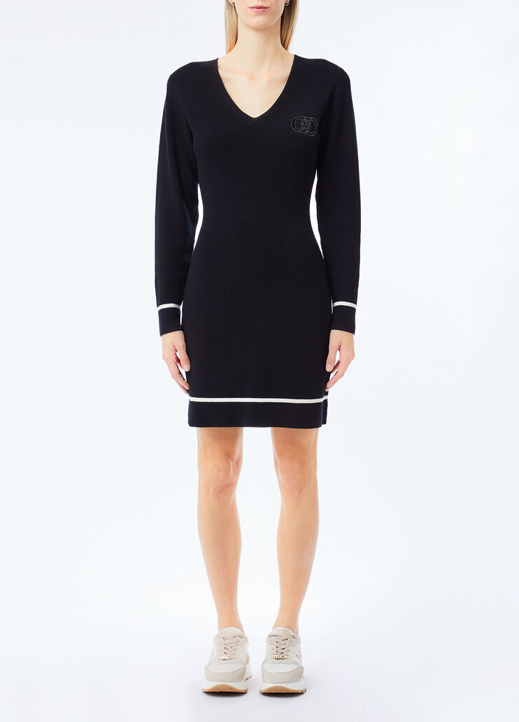 Robe en maille noir Liu Jo - medium