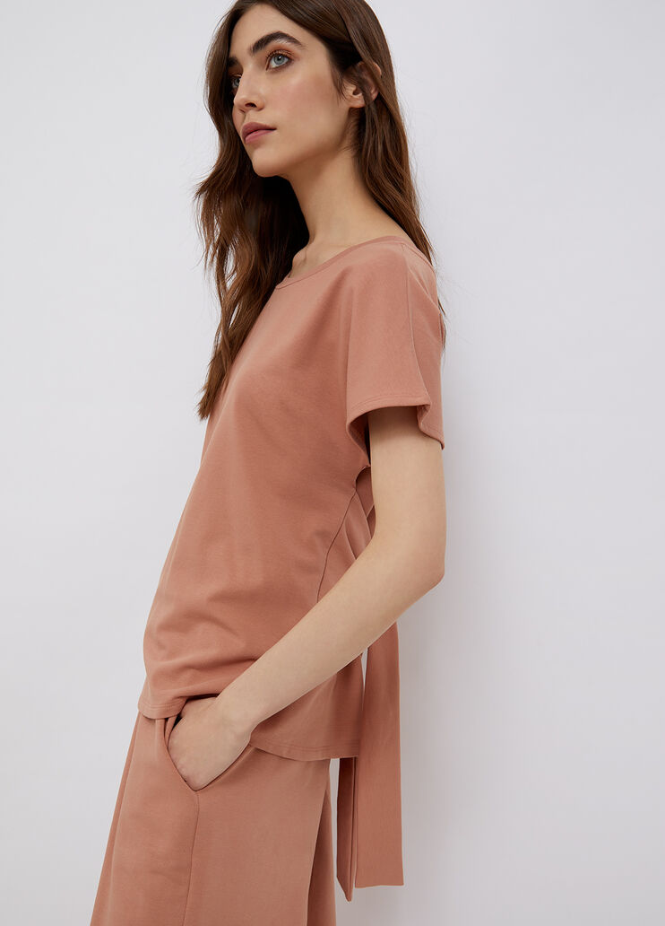 Sweat-T-Shirt mit Schleife Rosa Liu Jo - large image number 2 Sweat-T-Shirt mit Schleife Rosa Liu Jo - large image number 2