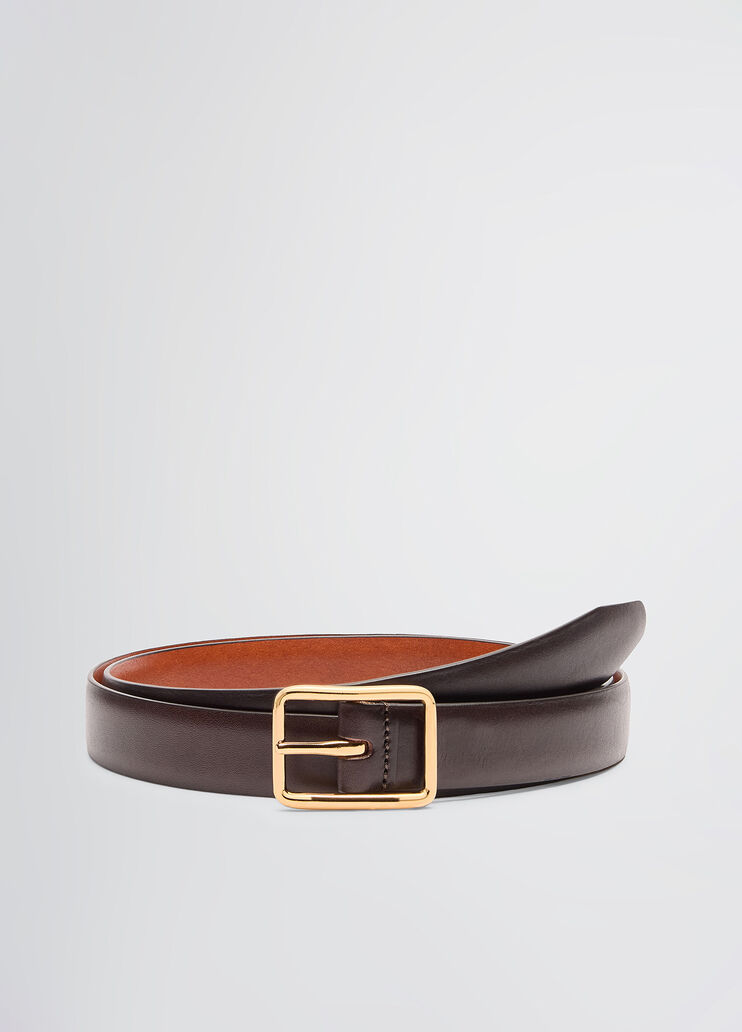 Leather belt chocolate Liu Jo - large image number 2 Leather belt chocolate Liu Jo - large image number 2