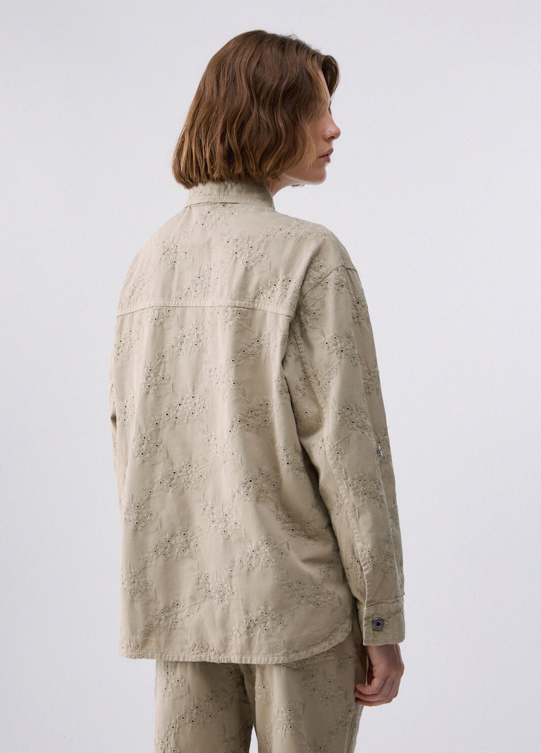 Chemise en Saint-Gall beige Liu Jo - large image number 1