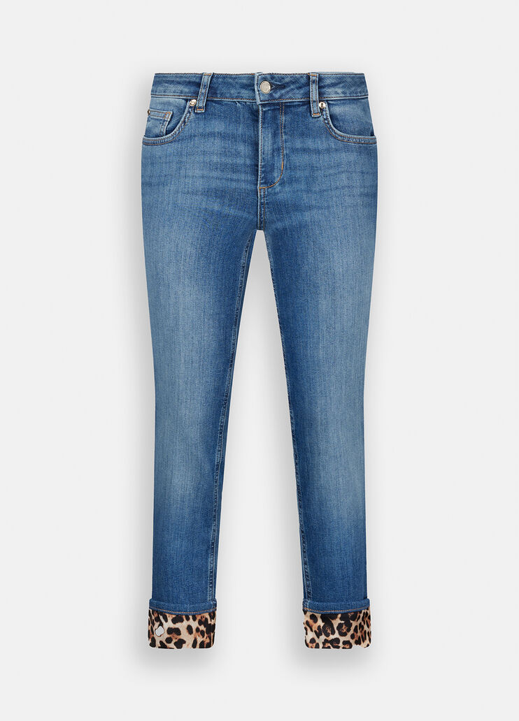 Skinny jeans with turn-ups light blue denim Liu Jo - large image number 6 Skinny jeans with turn-ups light blue denim Liu Jo - large image number 6