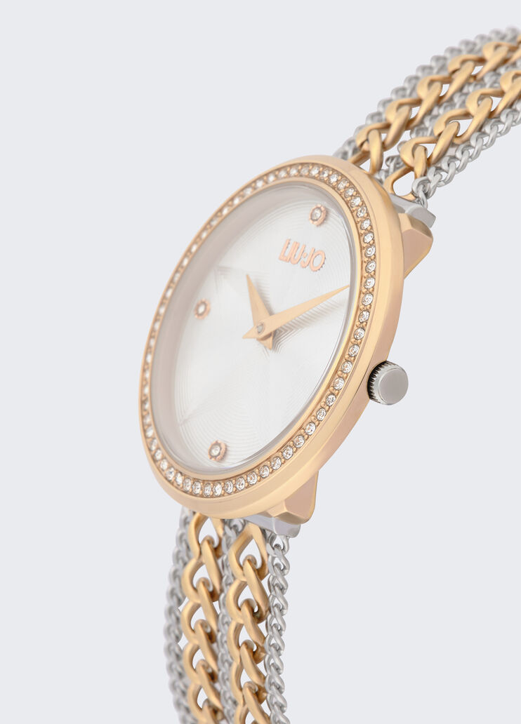 Steel multi-strand watch silver tone Liu Jo - large image number 3 Steel multi-strand watch silver tone Liu Jo - large image number 3