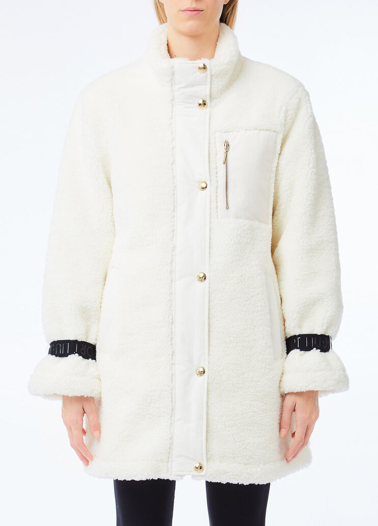 Reversible coat milk white Liu Jo - medium
