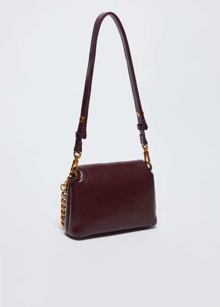 LaPuffy glossy shoulder bag burgundy Liu Jo - large image number 3 LaPuffy glossy shoulder bag burgundy Liu Jo - large image number 3
