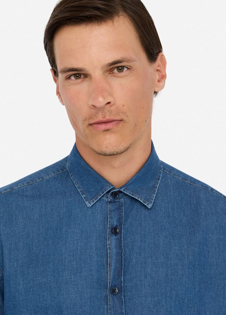 Camicia in denim lavaggio classico Liu Jo - large image number 2 Camicia in denim lavaggio classico Liu Jo - large image number 2