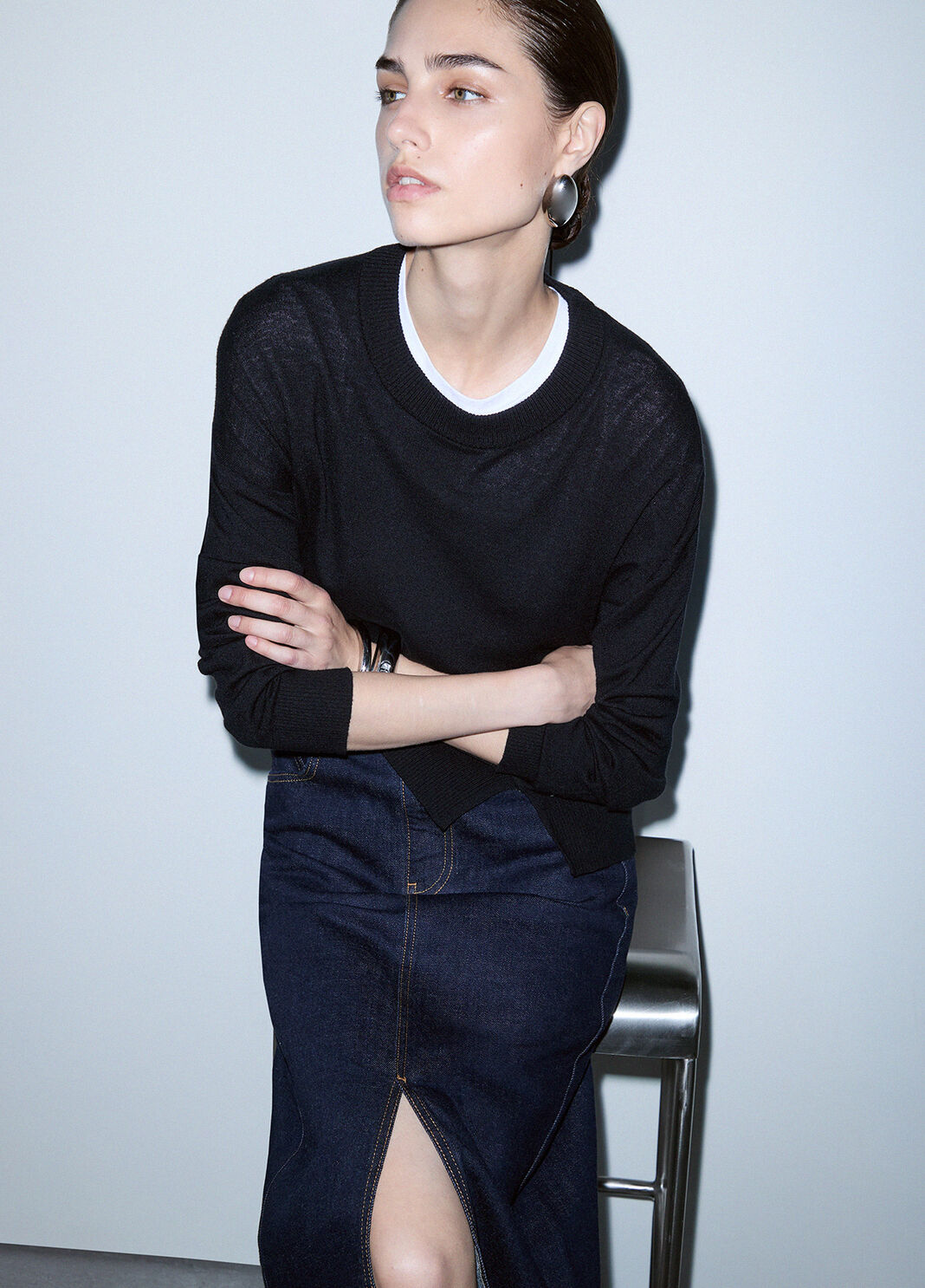 Wool Blend Sweater black Liu Jo - large image number 3