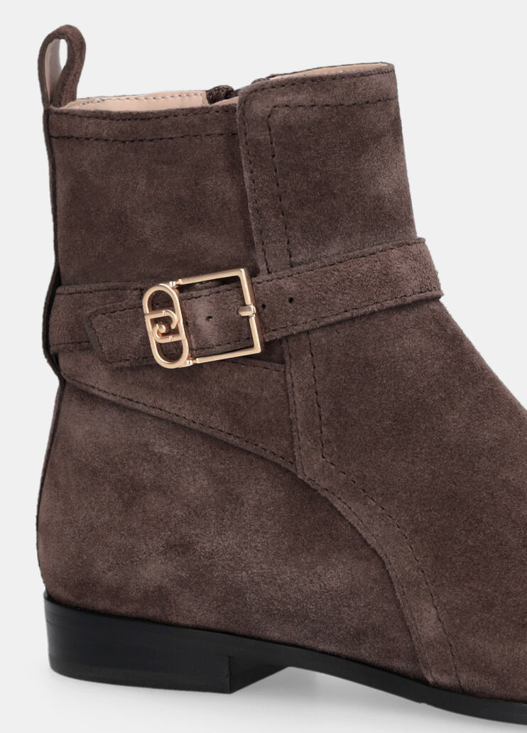 Suede ankle boots ebony Liu Jo - large image number 6