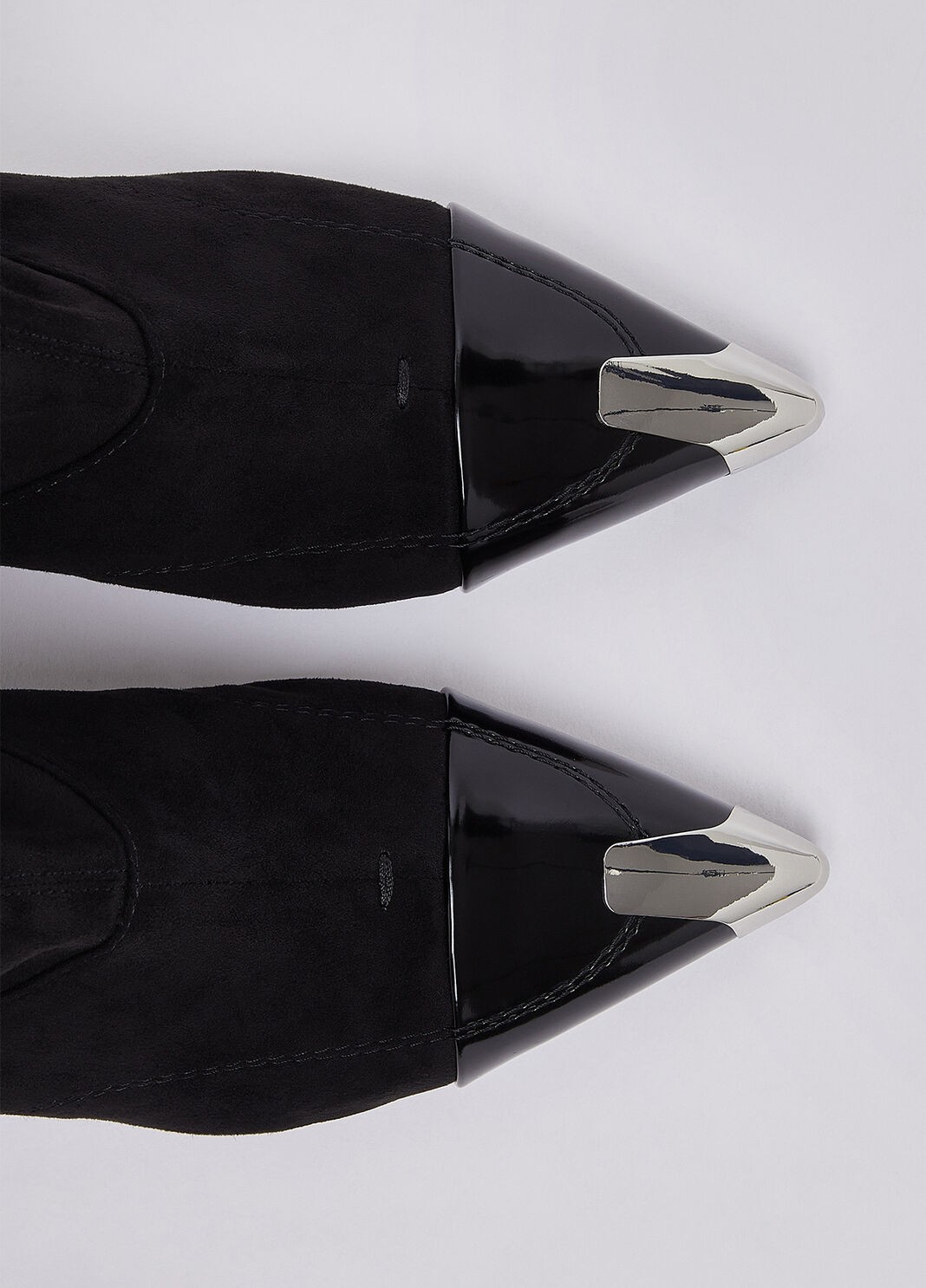 Bottines avec embout m&eacute;tallique noir Liu Jo - large image number 3