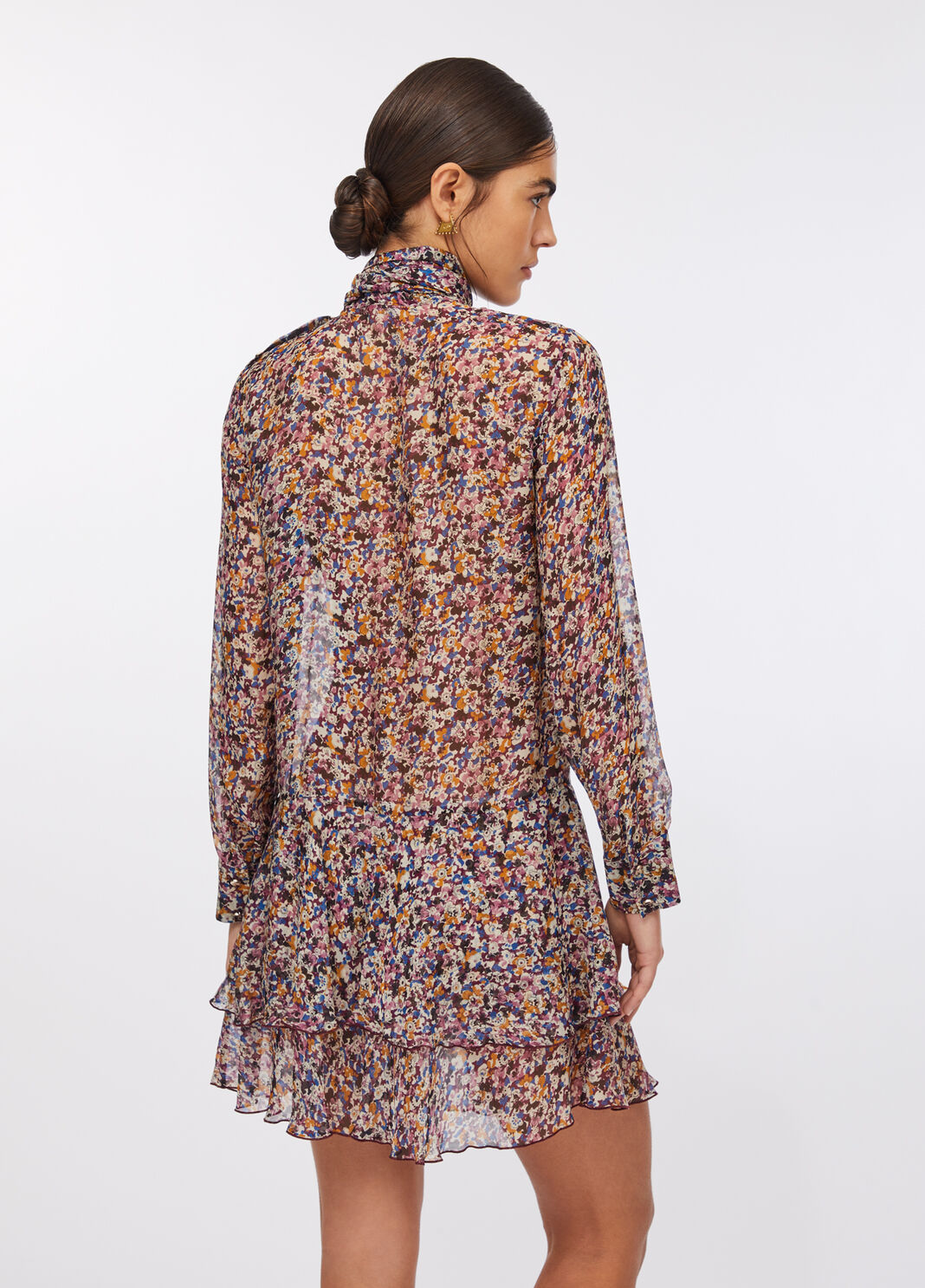 Floral silk chiffon dress floral Liu Jo - large image number 1