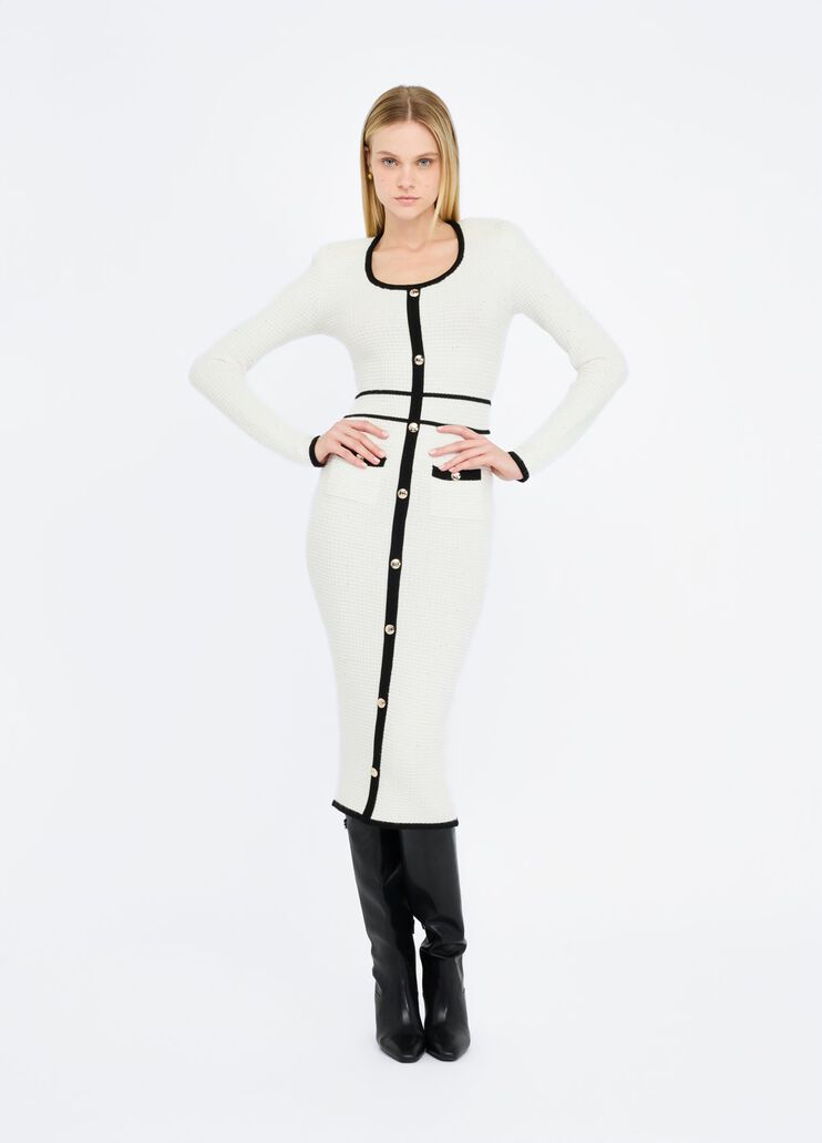 Kleid aus Lurex® Weiß Liu Jo - large image number 5 Kleid aus Lurex® Weiß Liu Jo - large image number 5