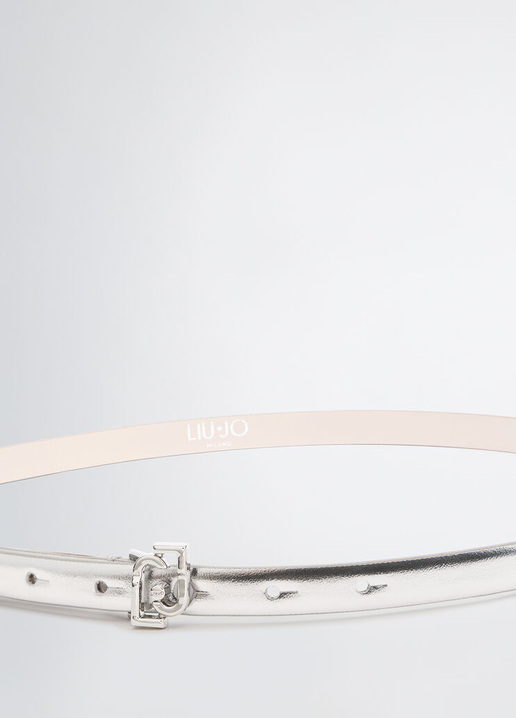 Laminated belt silver tone Liu Jo - large image number 3 Laminated belt silver tone Liu Jo - large image number 3