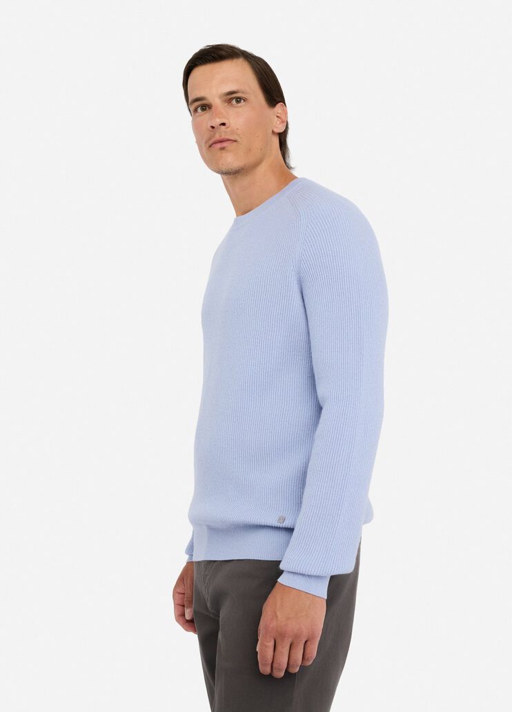 Wool and cashmere jumper air force blue Liu Jo - medium Wool and cashmere jumper air force blue Liu Jo - medium