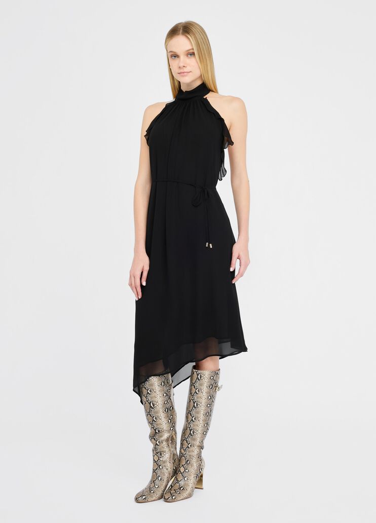 Georgette cocktail dress black Liu Jo - medium Georgette cocktail dress black Liu Jo - medium