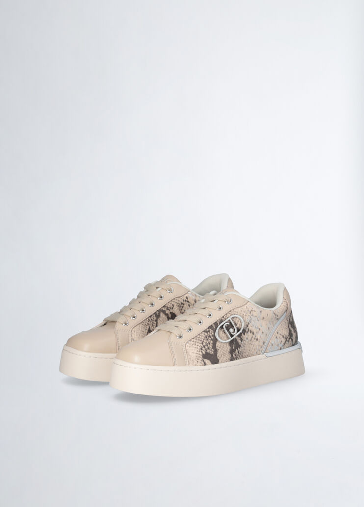 Python-print sneakers python-print beige Liu Jo - large image number 2 Python-print sneakers python-print beige Liu Jo - large image number 2