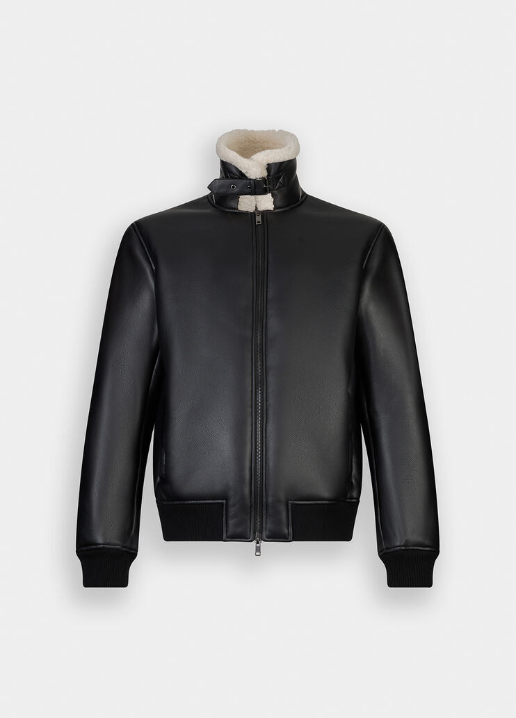 Bikerjacke aus beschichtetem Gewebe Schwarz Liu Jo - large image number 6