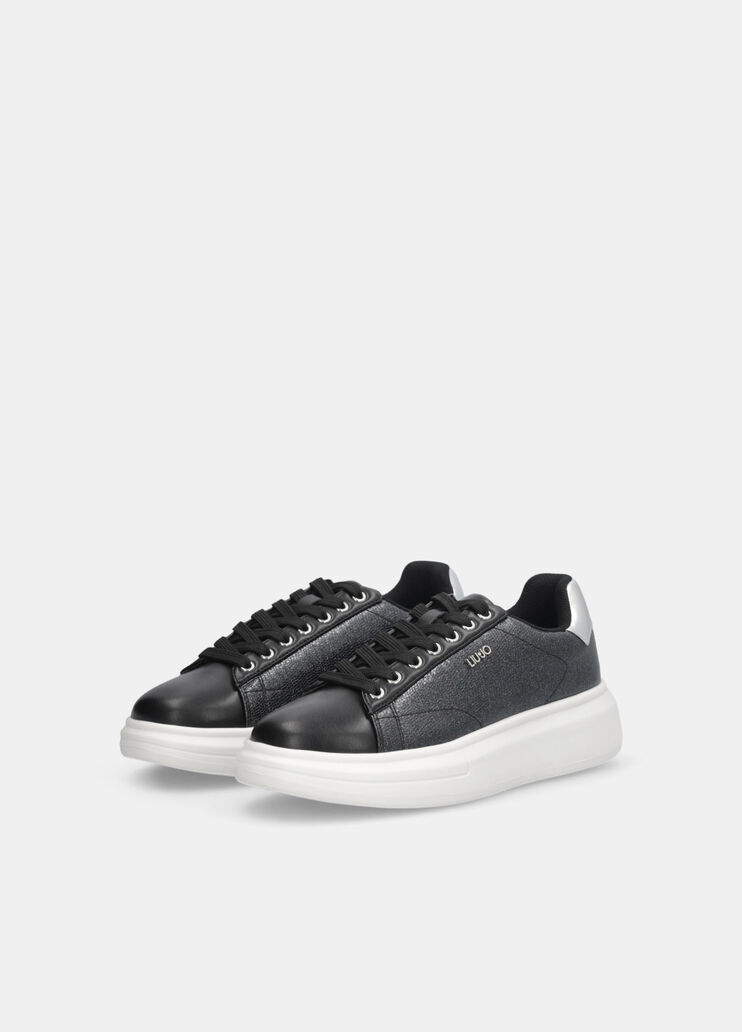 Platform sneakers with logo black Liu Jo - large image number 2 Platform sneakers with logo black Liu Jo - large image number 2