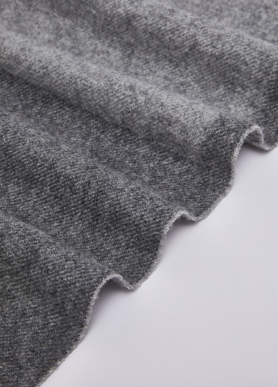 Scarf in wool and cashmere dark grey Liu Jo - large image number 2
