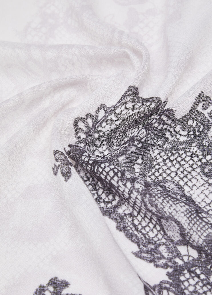 Gro&szlig;es Tuch mit Animal-Print schwarz Liu Jo - medium