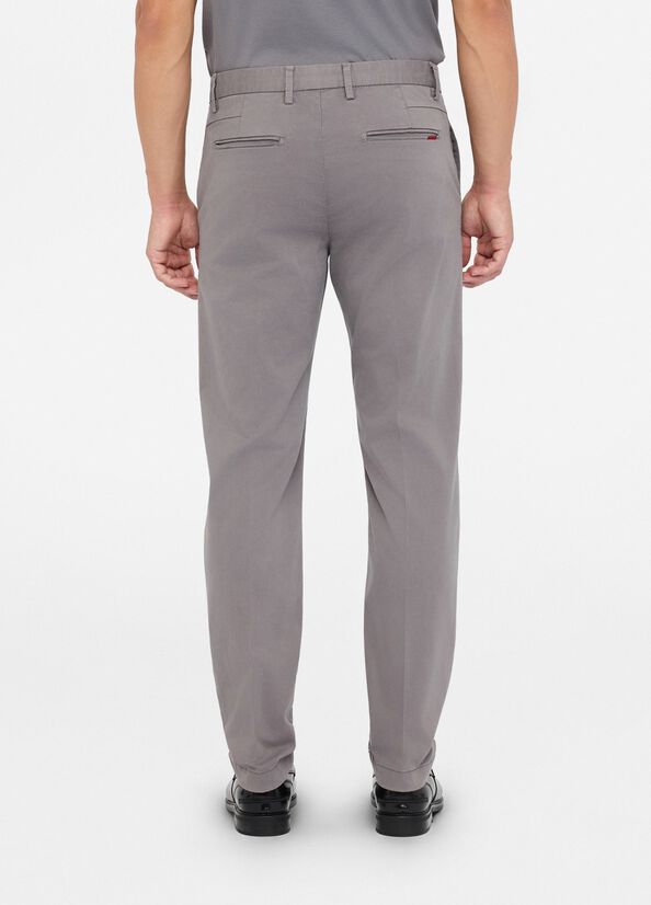 Satin chinos grey Liu Jo - large image number 1