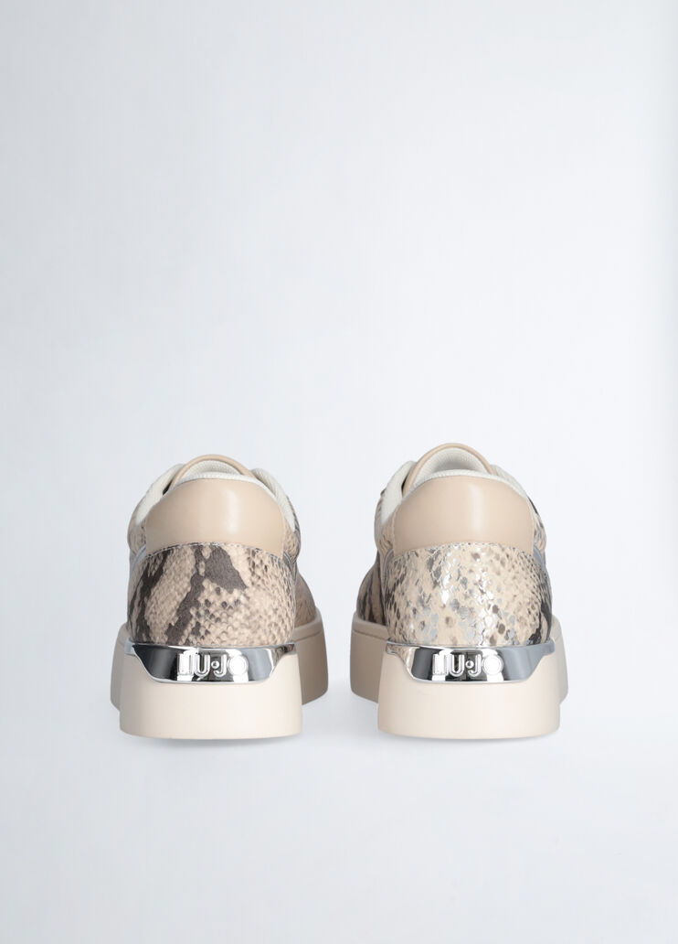 Python-print sneakers python-print beige Liu Jo - large image number 6 Python-print sneakers python-print beige Liu Jo - large image number 6
