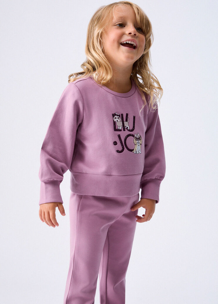 Printed Sweatshirt orchid Liu Jo - medium