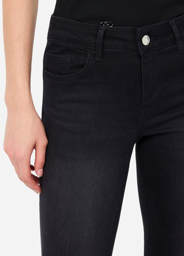 Vaqueros tobilleros entallados denim negro Liu Jo - large image number 2