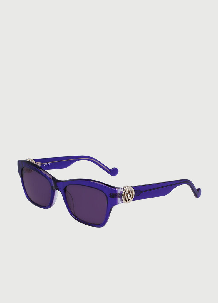 Rectangular sunglasses purple Liu Jo - large image number 1