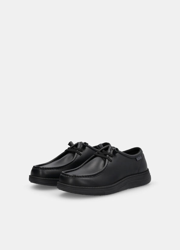 Laced leather loafers black Liu Jo - large image number 1