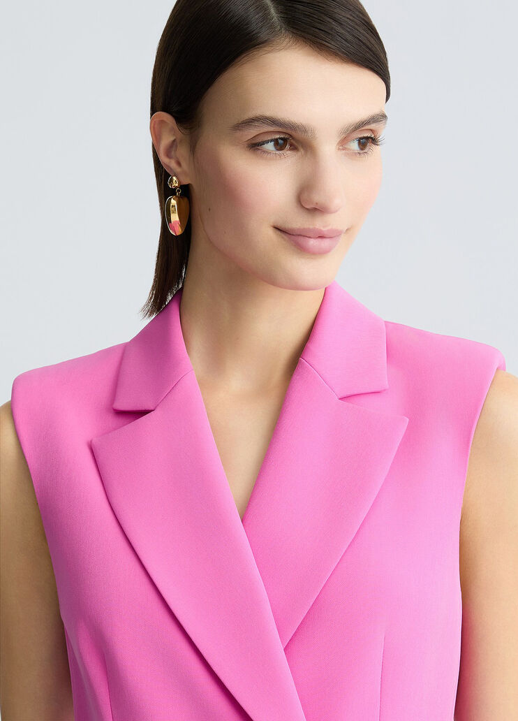 Double-breasted waistcoat pink Liu Jo - large image number 2 Double-breasted waistcoat pink Liu Jo - large image number 2