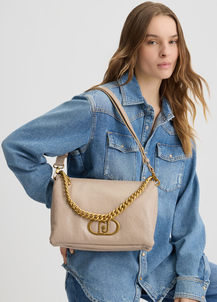 Medium LaPuffy bag dark sand Liu Jo - large image number 0 Medium LaPuffy bag dark sand Liu Jo - large image number 0