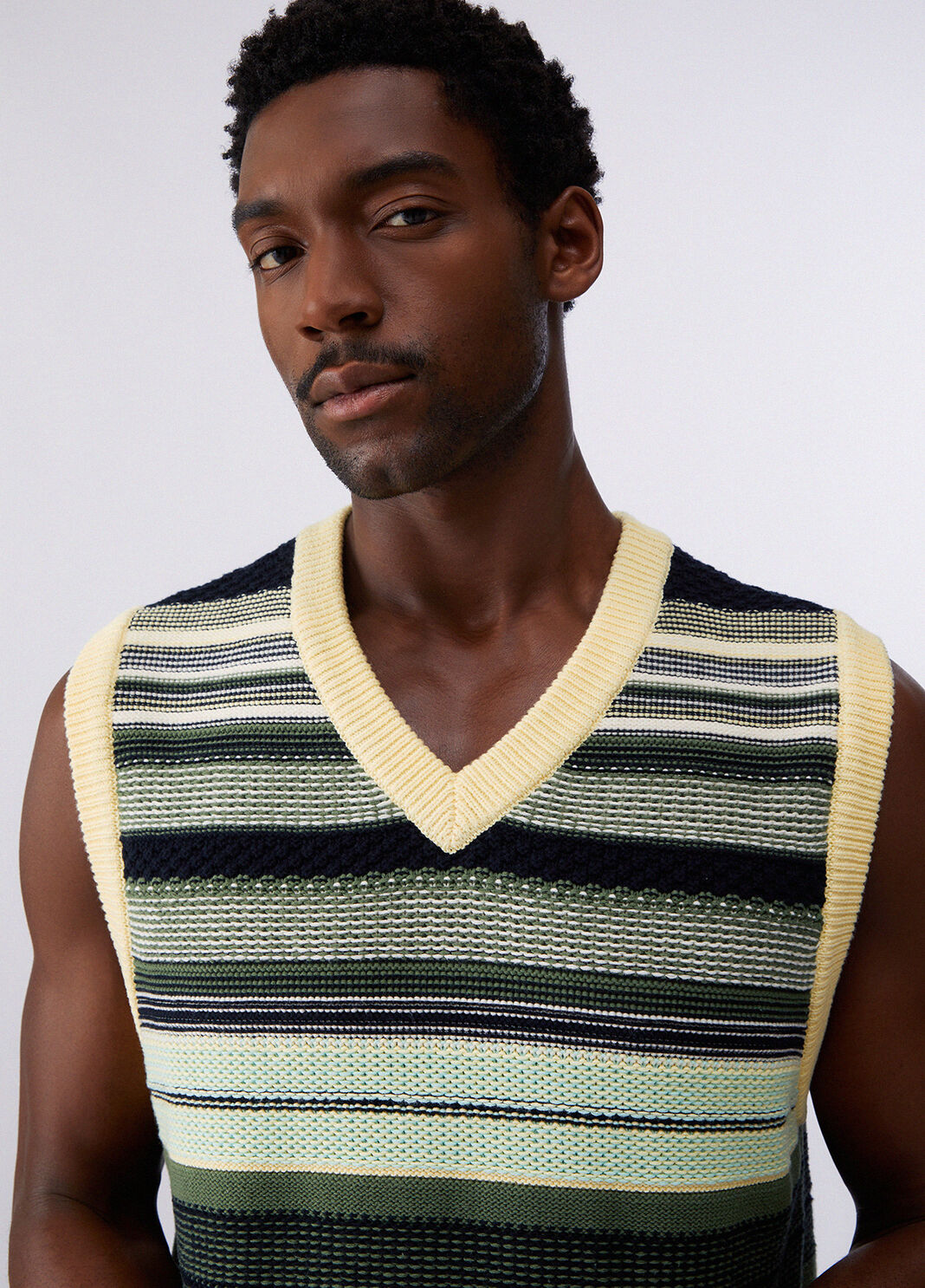 Striped gilet green Liu Jo - large image number 4