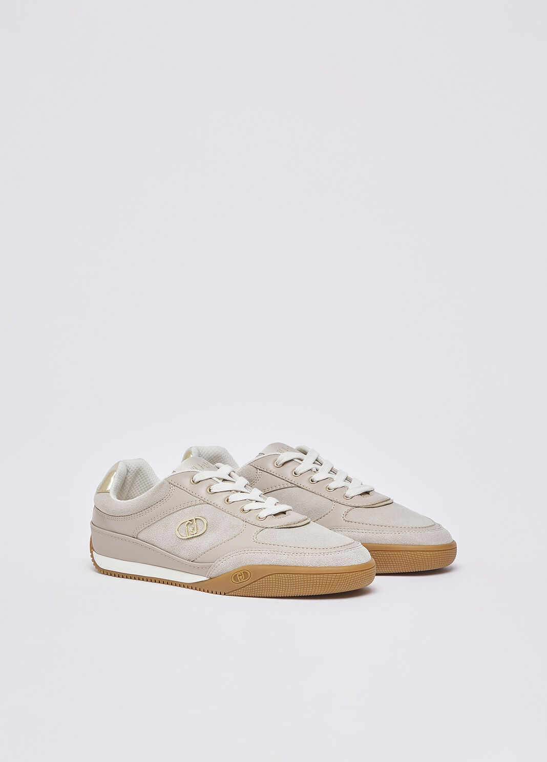 Sneakers en daim gris tourterelle Liu Jo - large image number 2