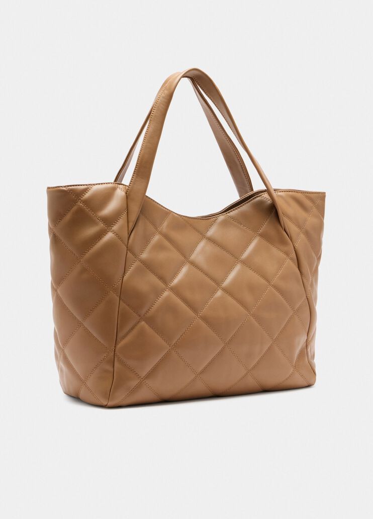 Sac fourre-tout grand format matelass&eacute; marron Liu Jo - medium