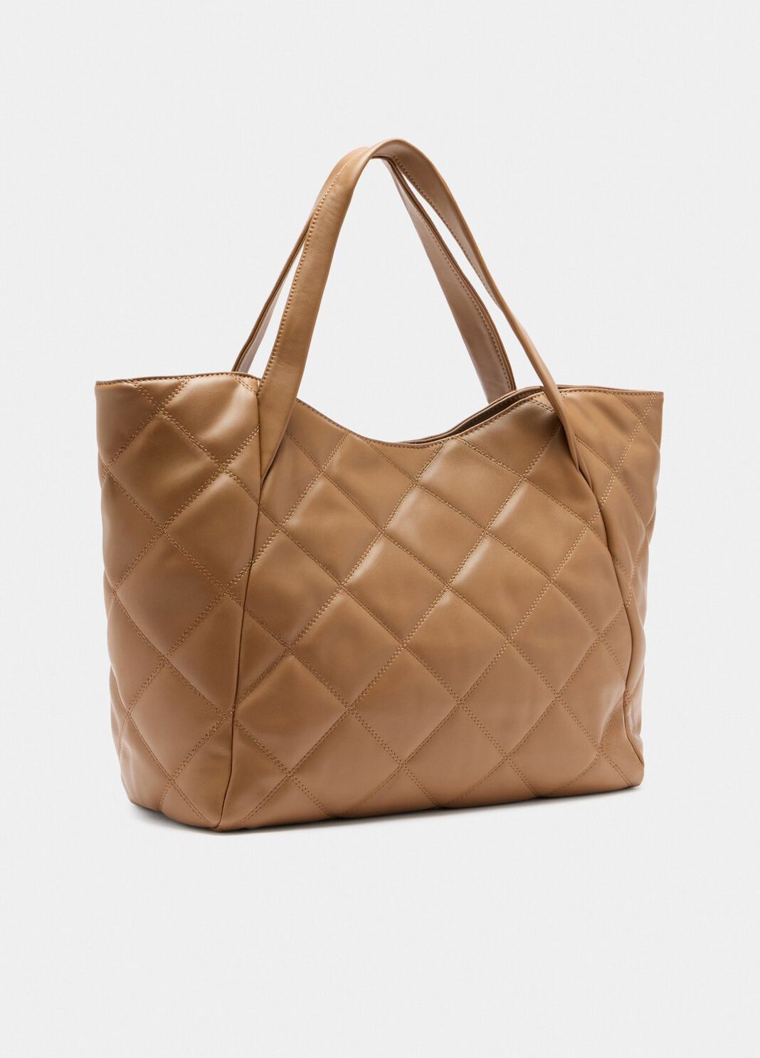 Sac fourre-tout grand format matelass&eacute; marron Liu Jo - large image number 1