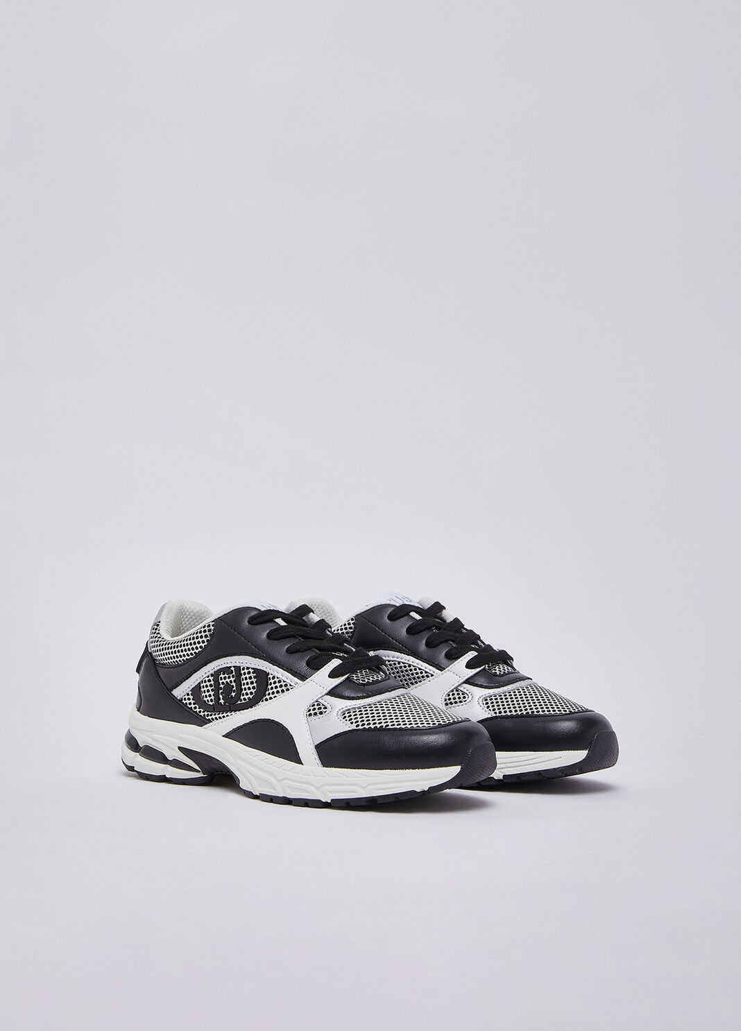Sneakers in mesh metallizzato nero Liu Jo - large image number 1