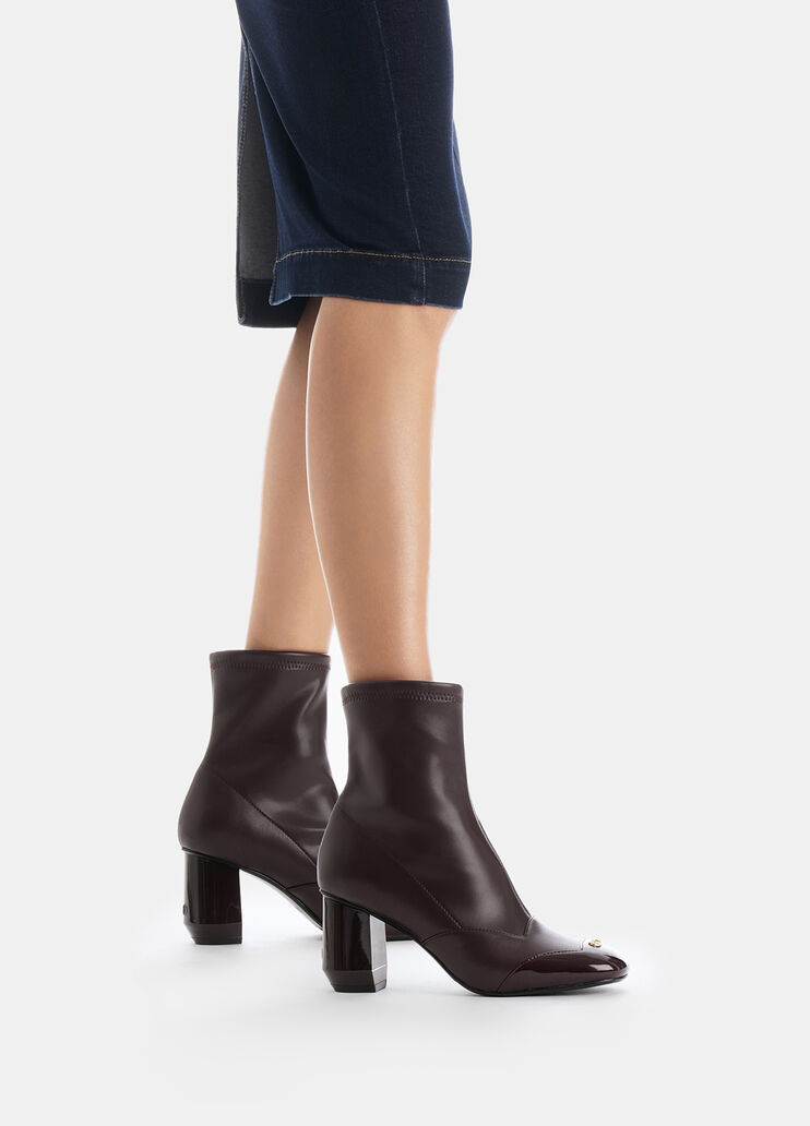 Stivaletti con tacco largo amarone Liu Jo - large image number 0