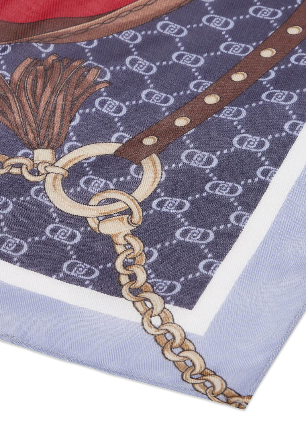 Tuch mit Print Blau Liu Jo - large image number 0